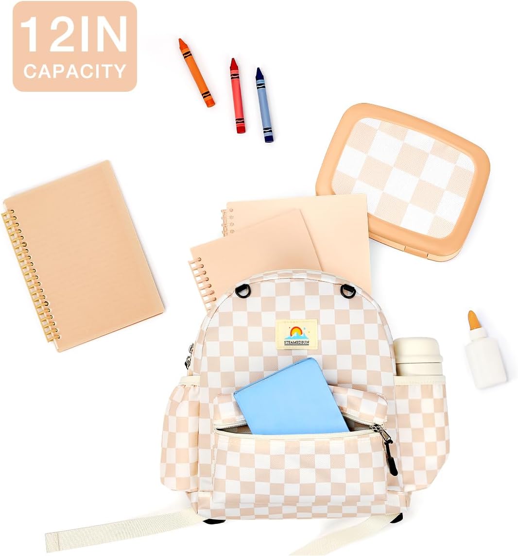 STEAMEDBUN Toddler Backpack Boys Girls 2-4, Preschool Daycare Backpack -12inch - Image 5