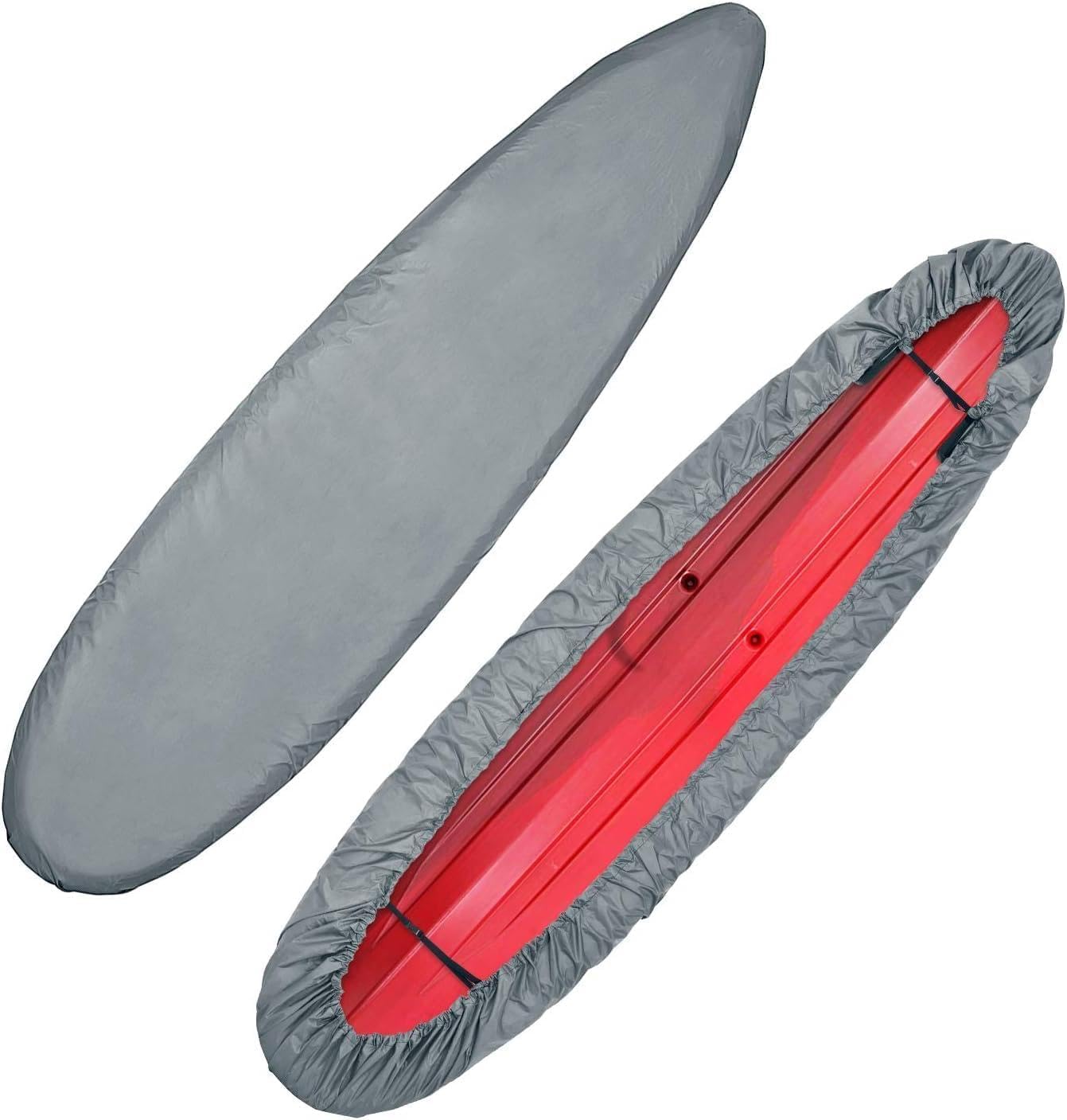 Kohree 420D Kayak Cover Waterproof, Kayak Covers for Outdoor Storage, Heavy Duty UV Protection Paddle Board Covers SUP Canoe Cover, 10.2-11.5ft / 11.8-13.1ft Kohree 420D Kayak Cover Waterproof, Kayak Covers for Outdoor Storage, Heavy Duty UV Protection Paddle Board Covers SUP Canoe Cover, 10.2-11.5ft / 11.8-13.1ft