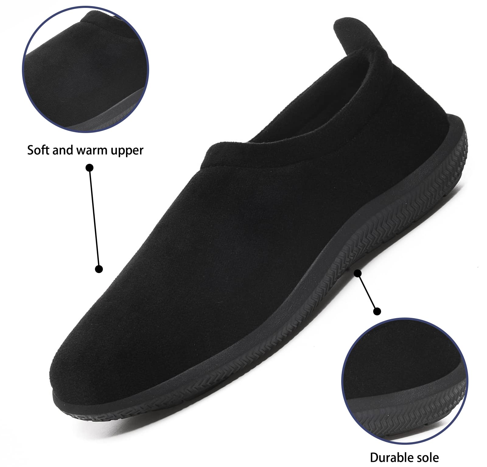 Pantofole da Uomo Ciabatte Donna Caldo Peluche Morbido Pelliccia Sintetica Scarpe per la casa con Pantofole Invernali