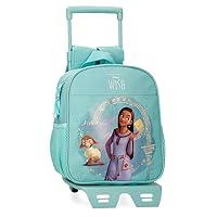 Disney Joumma Wish Dreamer Zaino prescolare con carrello blu 23 x 25 x 10 cm Poliestere 5,25 L