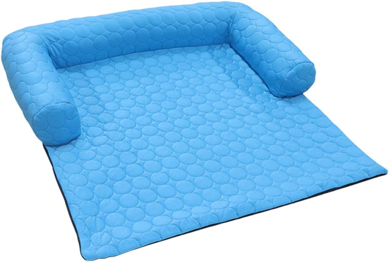 Portable Pet Cooling Bed 74-120cm Foldable Mat for PVC for Dogs/Cats