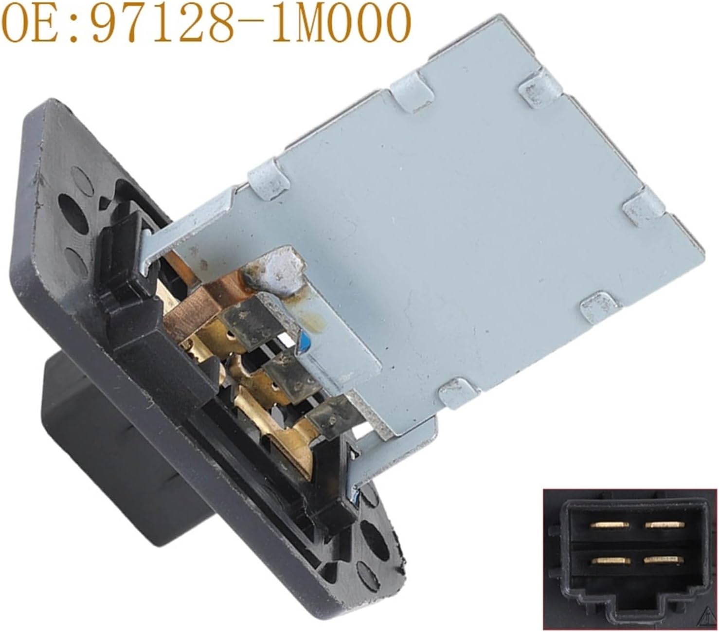 HVAC Blower Motor Resistor 97128-1M000 HVAC Heater Blower Motor Resistor Car Fit For Hyundai Accent 2012 Forte Fit For Kia Rio Fit For Sportage Easy Installation