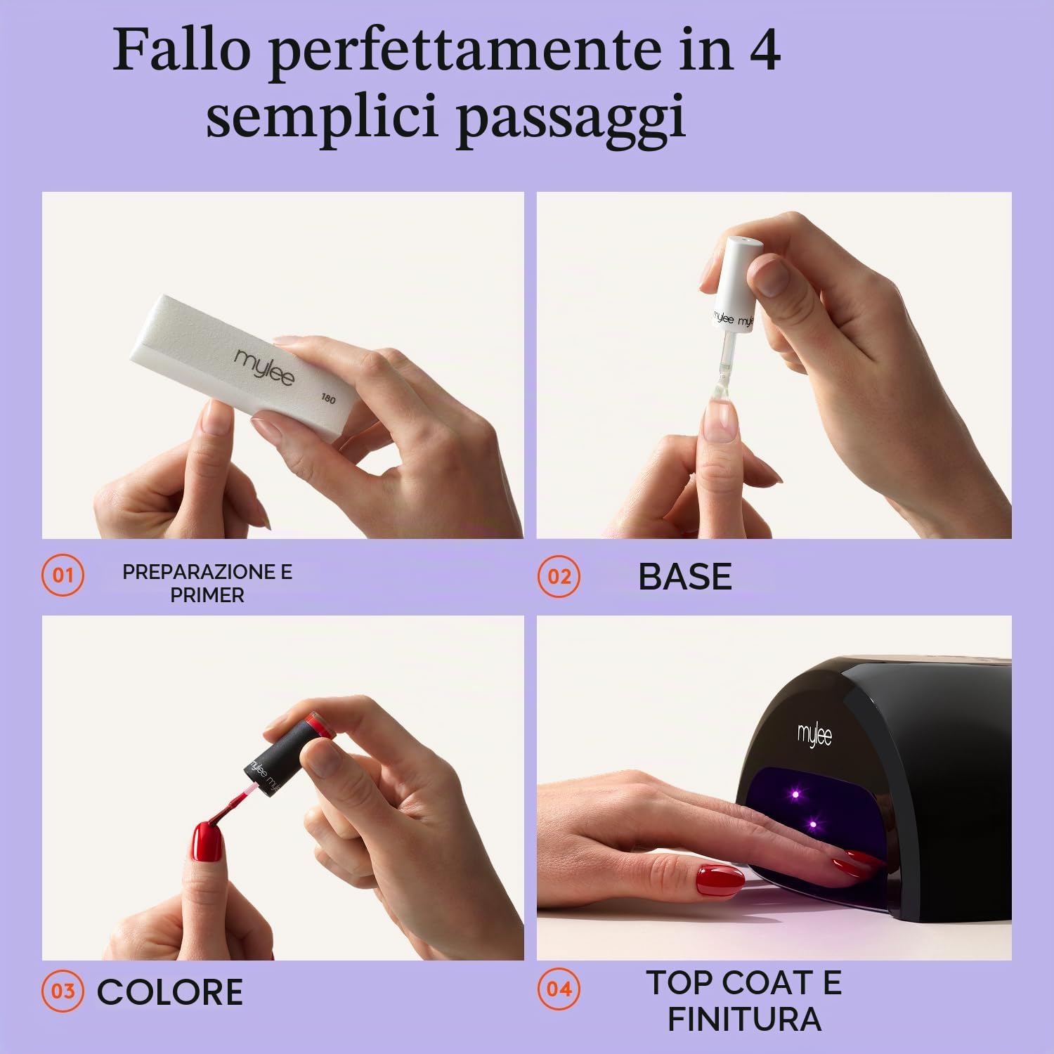 Mylee Smalto Gel Semipermanente 8ml [Californian Love] - UV/LED Nail Art Manicure Pedicure, Lunga Durata, per Uso Professionale e Domestico [Nude Range] - Vegan & Cruelty Free