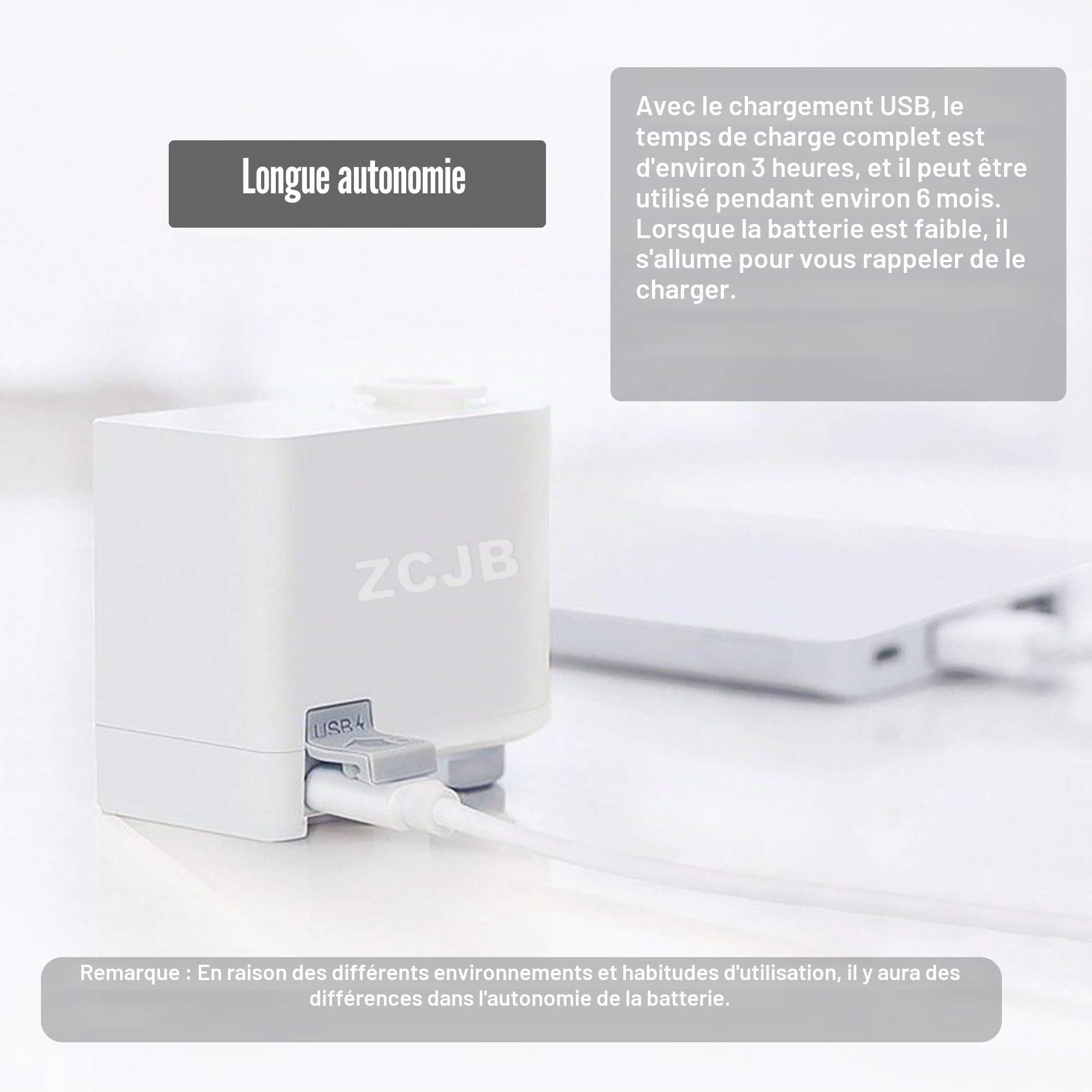 YICI Adaptateur de robinet sans contact Smart Sensor Robinet pour cuisine salle de bain Capteur infrarouge automatique avec protection anti-trop-plein Facile à installer