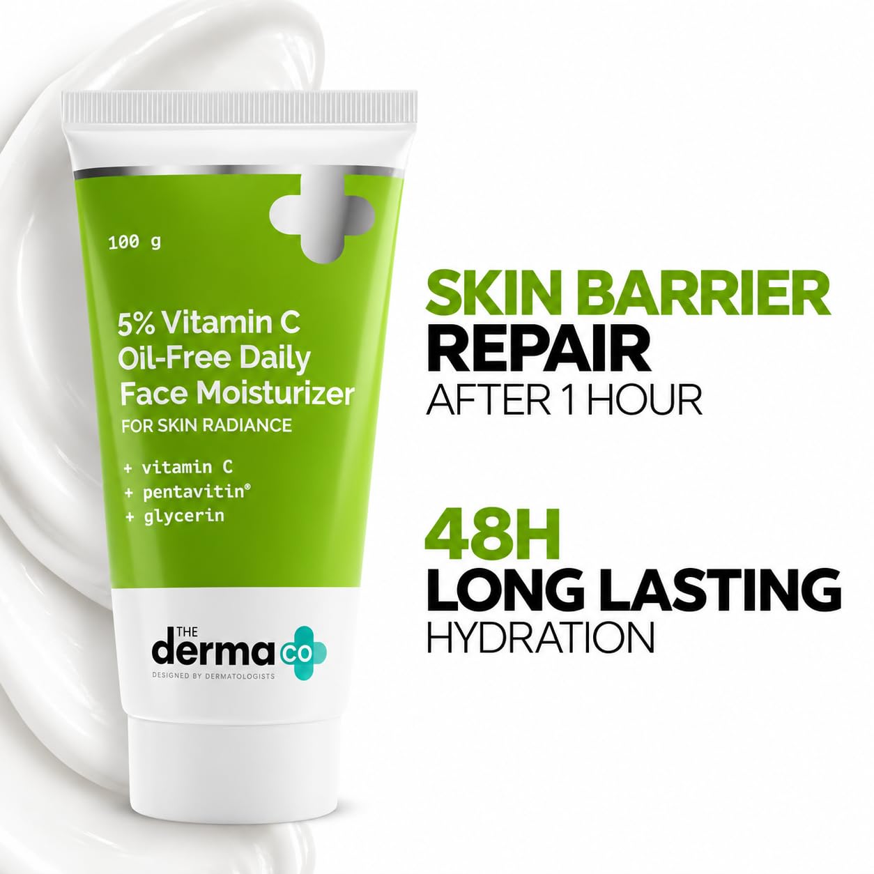 The Derma Co 5% Vitamin C Oil-Free Daily Face Moisturizer for Skin