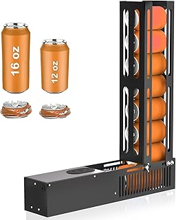 YOTAN Electric Can Crusher, 8oz 12oz 16oz Automatic Can Crusher, Can Fill 8 Cans at a Time, Automatic Can Eject, Heavy Duty Can Crushers for Recycling Aluminum Seltzer, Cola, Beer Cans
