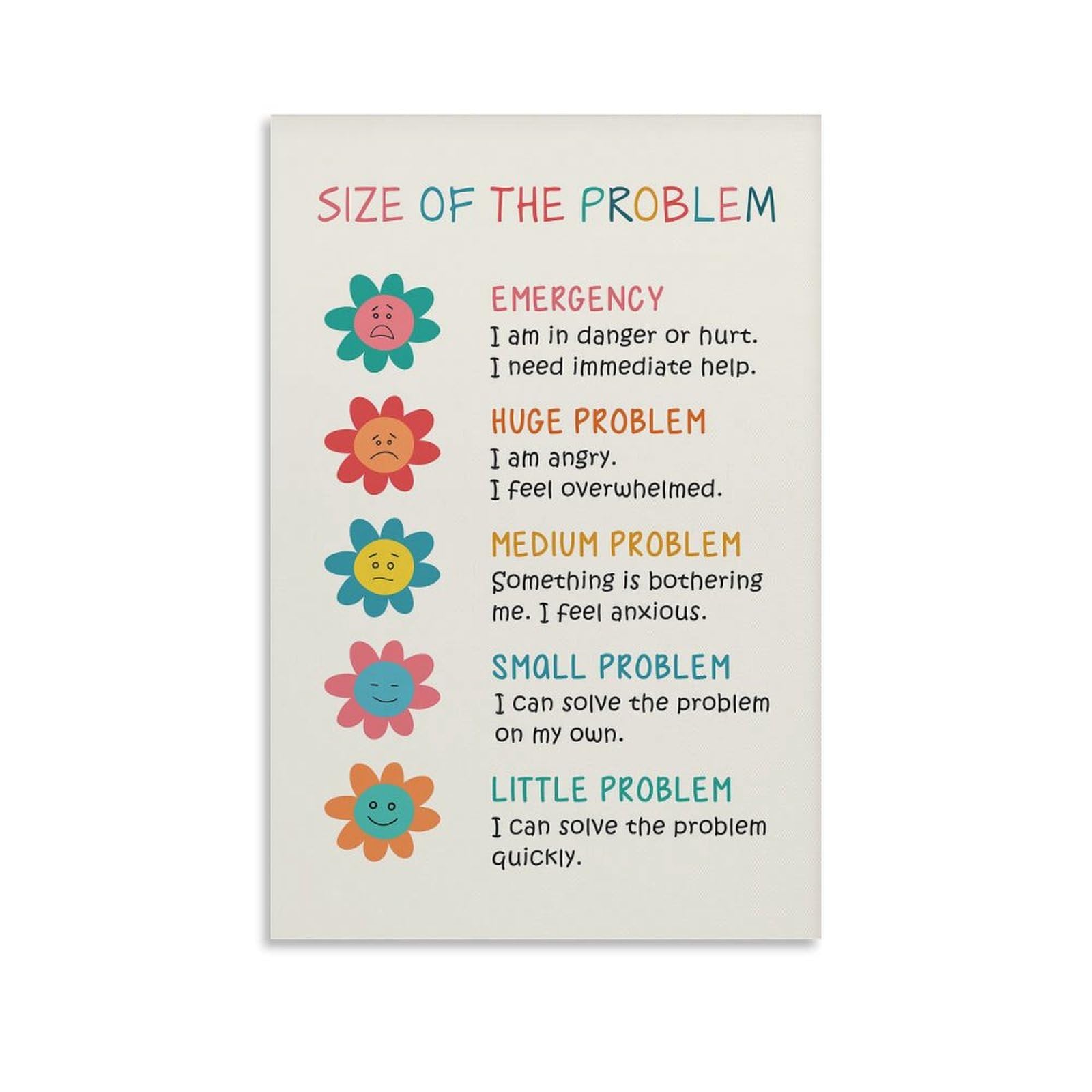 amazon-com-zgobmz-size-of-problem-poster-calm-corner-school-counselor-kids-therapy-zones-of-regulation-feelings-chart-how-big-is-my-problem-for-home-school-office-decor-unframe-20x30inch-50x75cm-office-products for Size Of The Problem Free Printable Amazon.com: ZGOBMZ Size of Problem Poster, Calm Corner, School Counselor, Kids Therapy, Zones of Regulation, Feelings Chart, How Big Is My Problem For Home School Office Decor Unframe 20x30inch(50x75cm) : Office Products for Size Of The Problem Free Printable