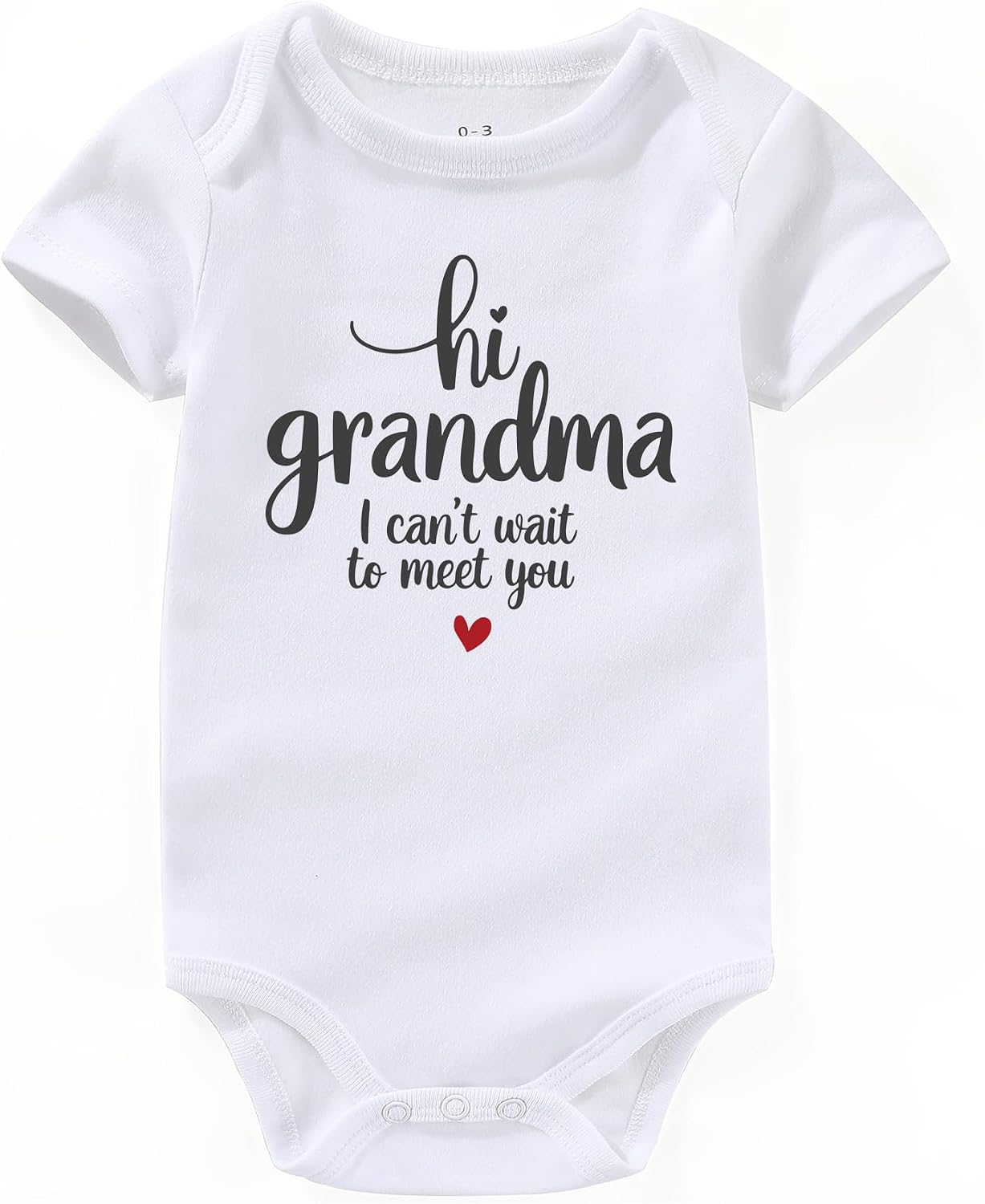 Hi grandma pregnancy announcement Baby Clothes grandma baby announcement Baby Bodysuits