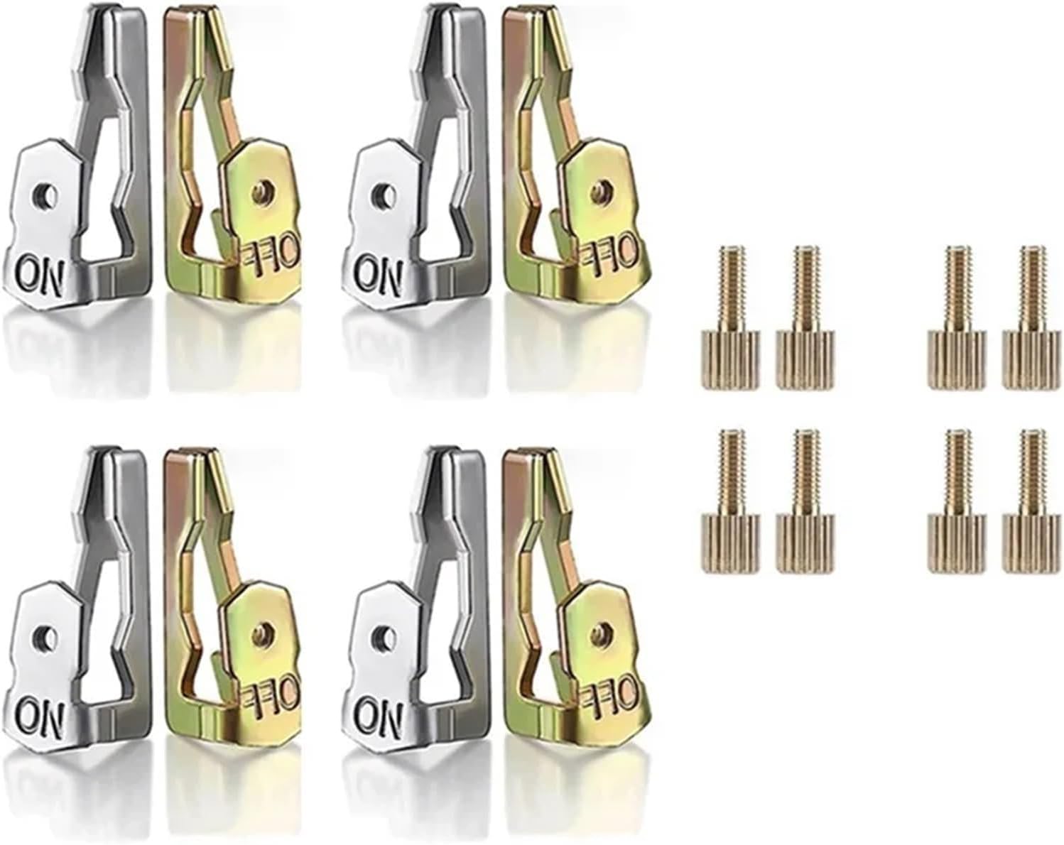 Pool Timer On Off Clips 20Sets Time Switch Trippers Kit Replacement for T100 Series Clock Dial Timers Switch 20 ON/Off 40 Screws