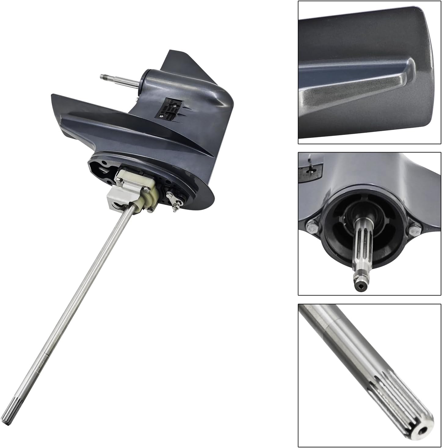 65W-45300-01-4D 25HP Outboard Lower Unit Gearcase Assembly Fits for Yamaha 65W45300014D 4-Stroke Outboard Short Shaft Lower Unit Assembly