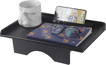 Floating Nightstand Bed Side Shelf Tray, for Bunk Bed/Dorm/Kids Room Black