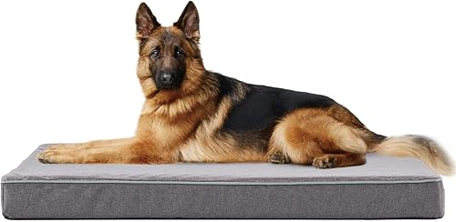 Miniatura 12 de Cama de Espuma Viscoelástica para Perros Grandes, Camas Refrescantes para Perros Grandes, Alfombrilla Lavable para Mascotas para Jaula con Alivio