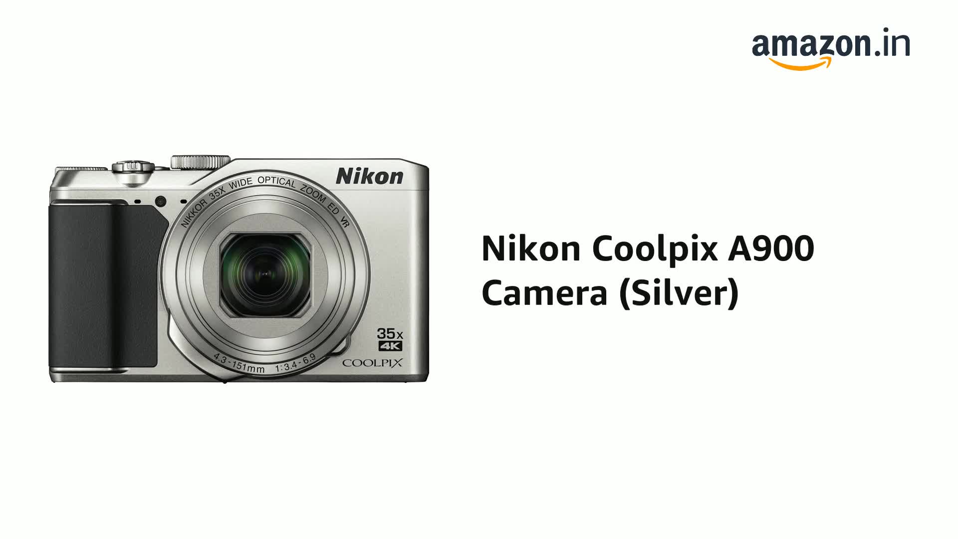 Buy Nikon Coolpix A900 Camera (Silver, Optical Zoom) Online at Low