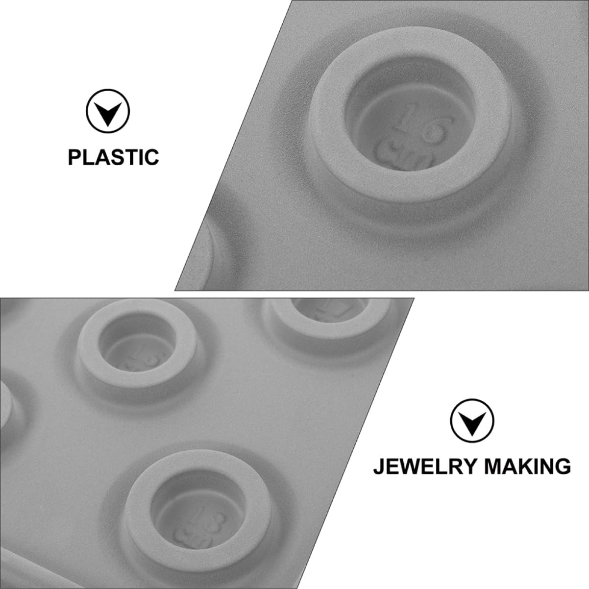 Beatifufu 2pcs Bead Jewelry Boards Bead Design Boards Trays for Necklace Bracelet Making