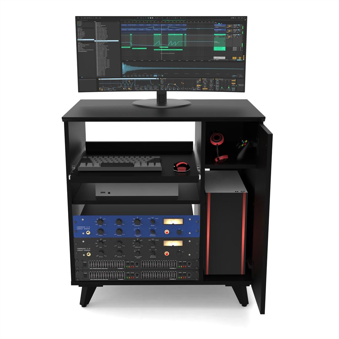 Glorious Modular Side Rack Schwarz - Studio Rack