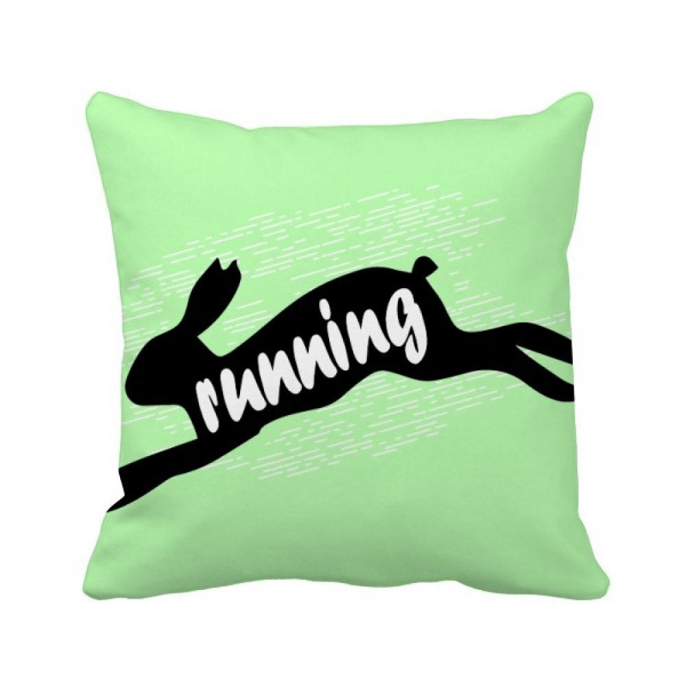 Coussin de canapé lapin silhouette noire pour raviver un intérieur trop terne