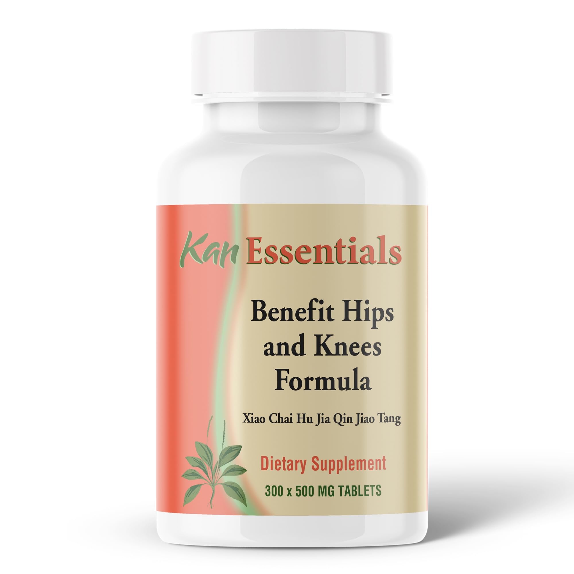 Kan Herb Company Benefit Hips and Knees Formula – Traditional Chinese Herbal Blend for Dogs and Cats to Support Joint Comfort Mobility and Digestive Balance Supplement Tablets for Pets, 300 Tablets