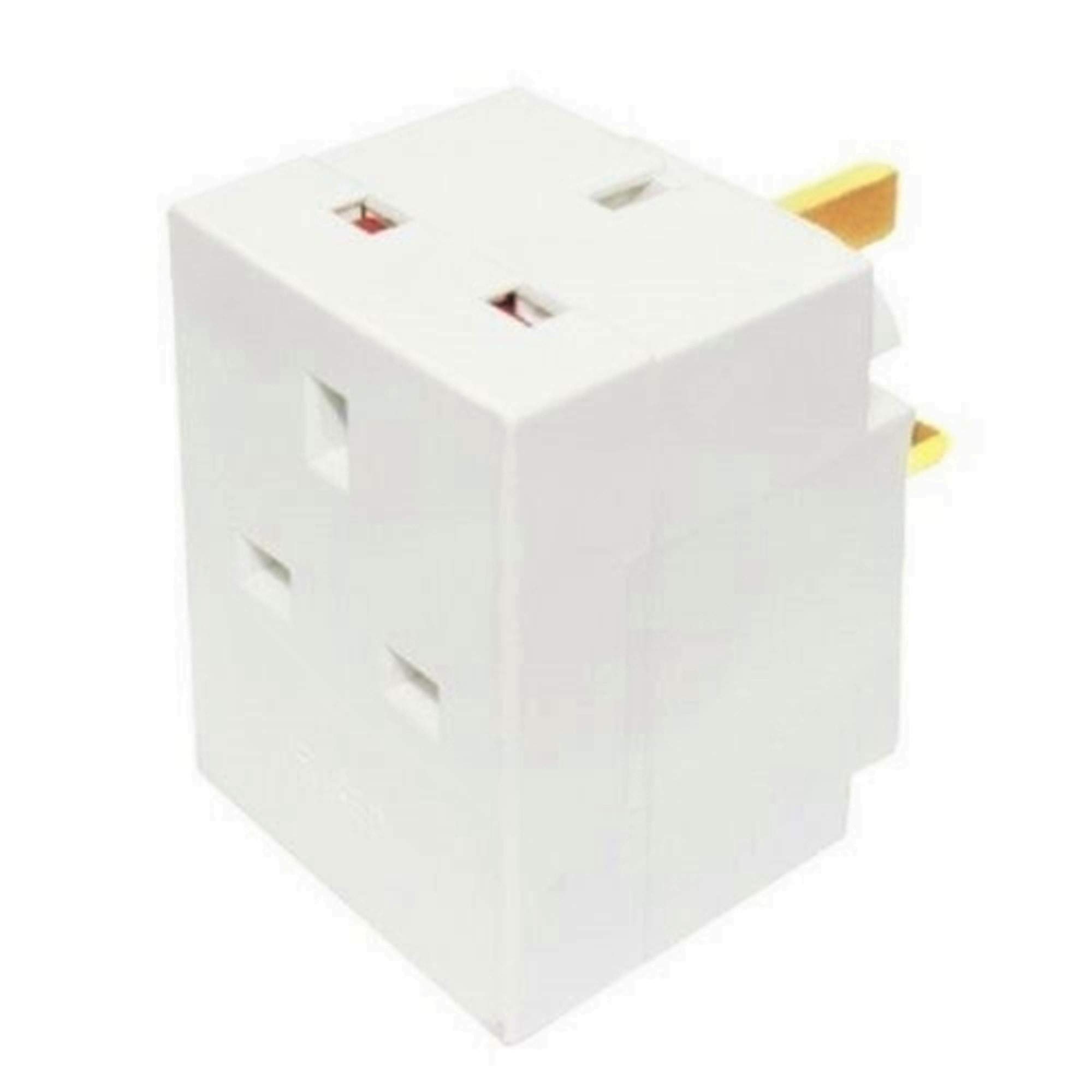 HomeBerg 3 Way Triple Plug Adaptor Multi Plugs Extension Sockets