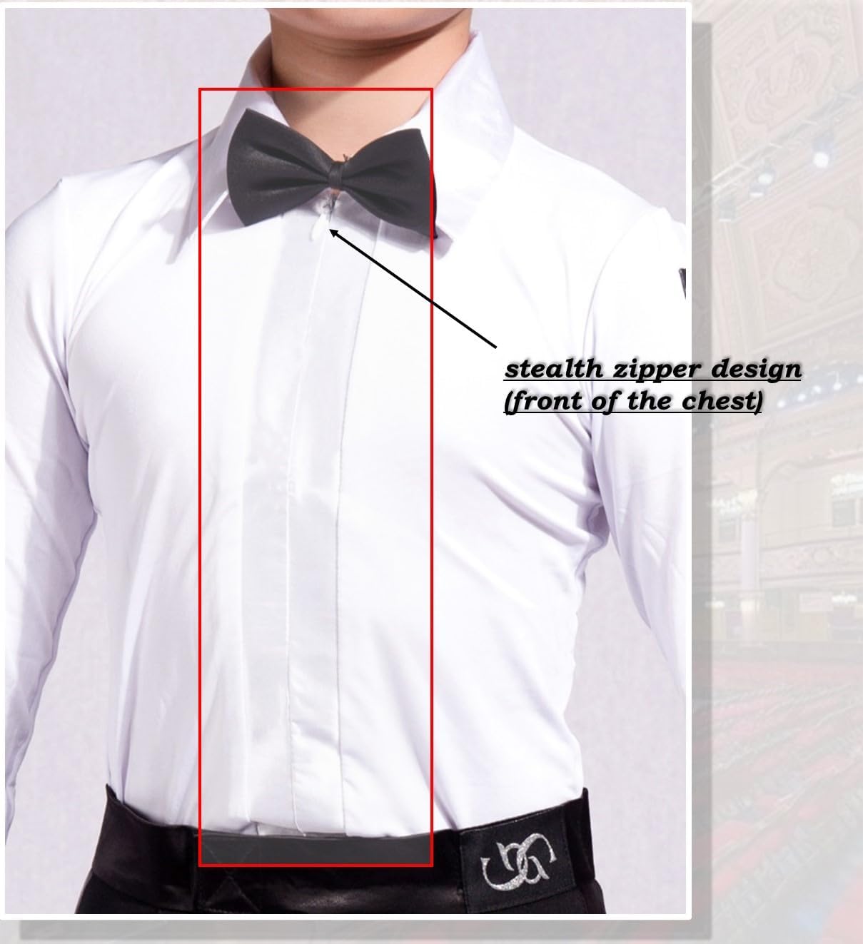 SCGGINTTANZ GD5101 Kid Latin Modern Ballroom Dance Professional Race/Performance Shirt or Pants for Boys - Image 4