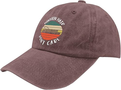 Miniatura 2 de Cap Pontoon Hair Don't Care Baseball Caps, Vintage Dad Hat for Women