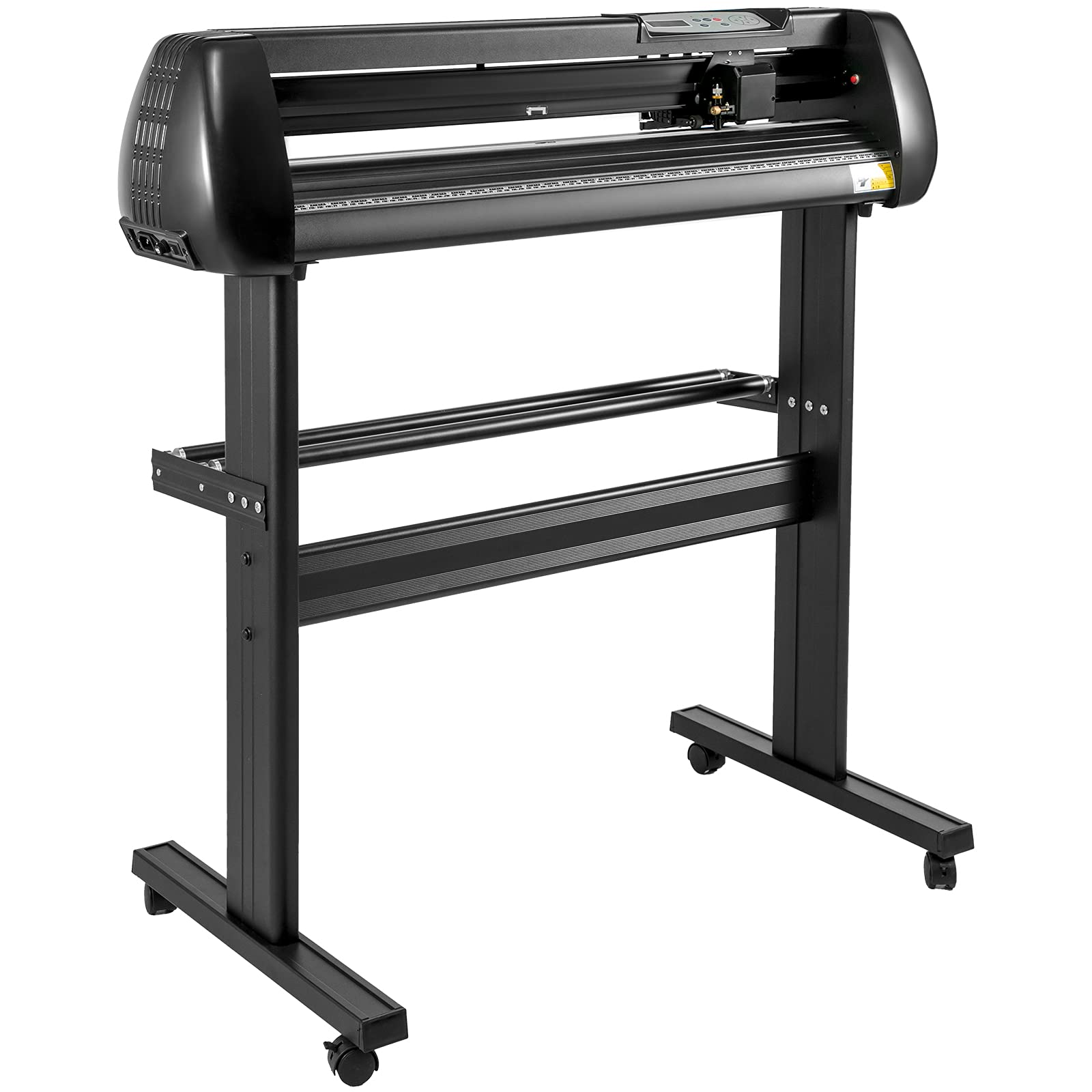 VEVOR Vinyl Schneidegerät, Vinyl Plottermaschine 870 cm Papierzufuhr Vinyl Plotter mit Bodenständer, Schneideplotter Maschine Einstellbare Geschwindigkeit SignMaster Software für Schilderherstellung