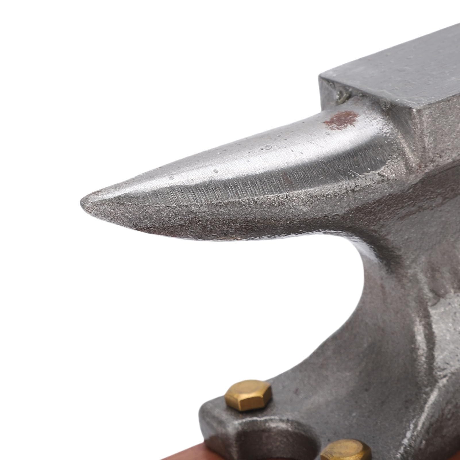 NOENNULL Mini-Schmuck Amboss mit Holz Basis, 500g Gussstahl-Bank-Amboss für Metall Schmieden, Schmuck Herstellung, Uhren Reparatur, Basteln und Schmiede Werkzeuge