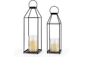 Decorative Outdoor Lanterns 2PCS Living Room Decor