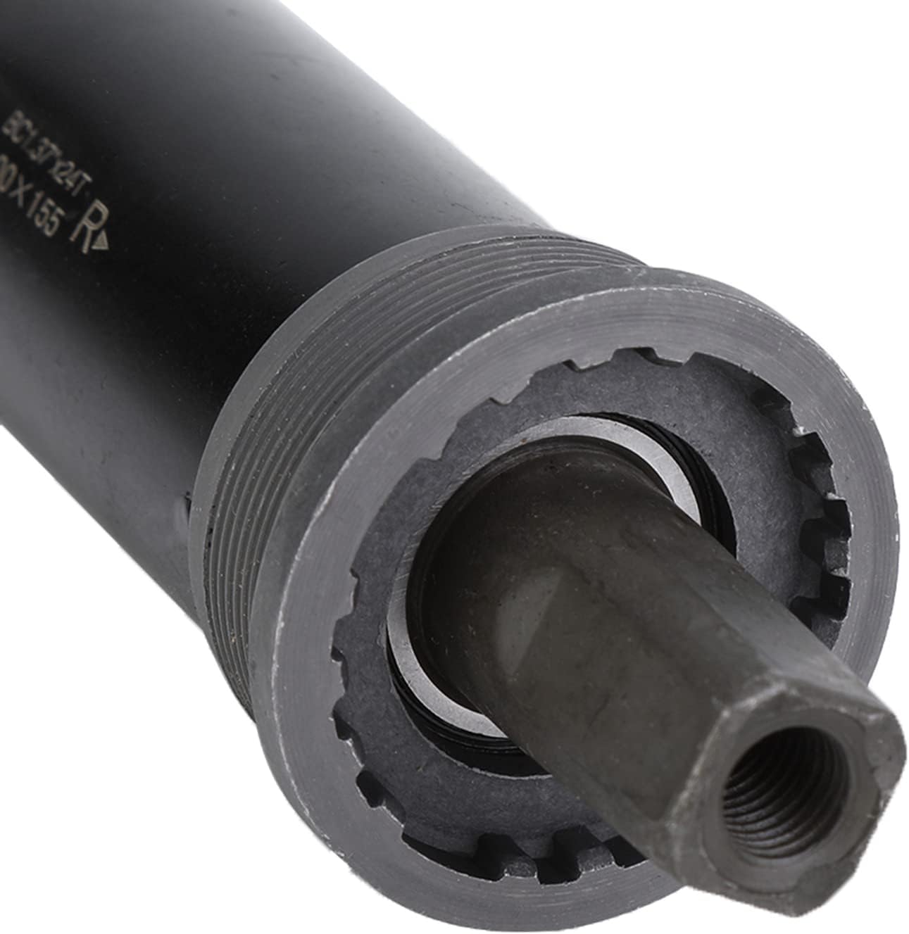 Keenso Bicycle Bottom Bracket, Bicycle Square Tapered Threaded Bottom Bracket BSA with Screws for Fat Snow Bike 80 * 142 100 * 155 100 * 177 mm