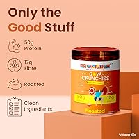 Vista 3 de PROMUNCH Bocadillo de Soja Asada Alto en Proteínas Saludable Sin gluten Paquete de 3, Sabor: Queso y Cebolla, Peri-Peri y Fideos Masala