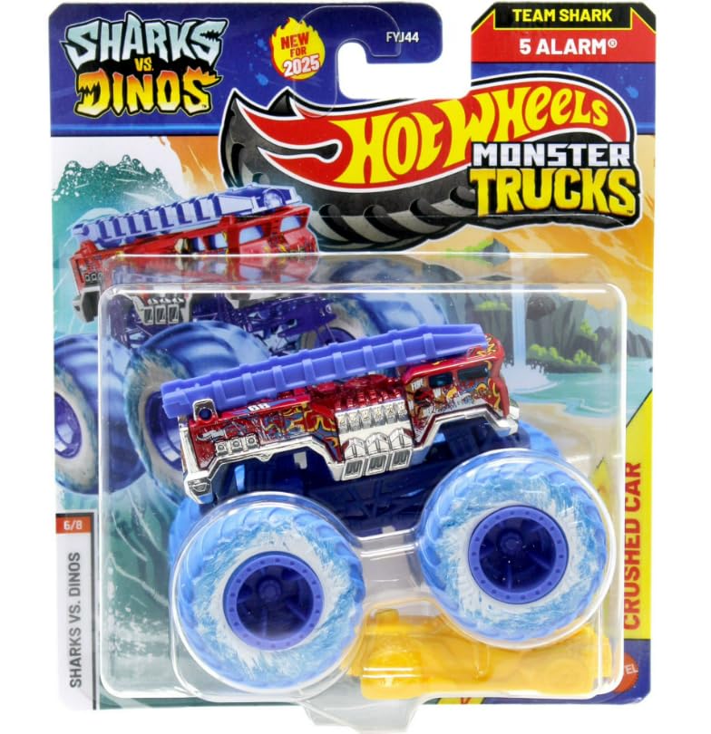 Hot Wheels Sharks Vs. Dinos 5 Alarm