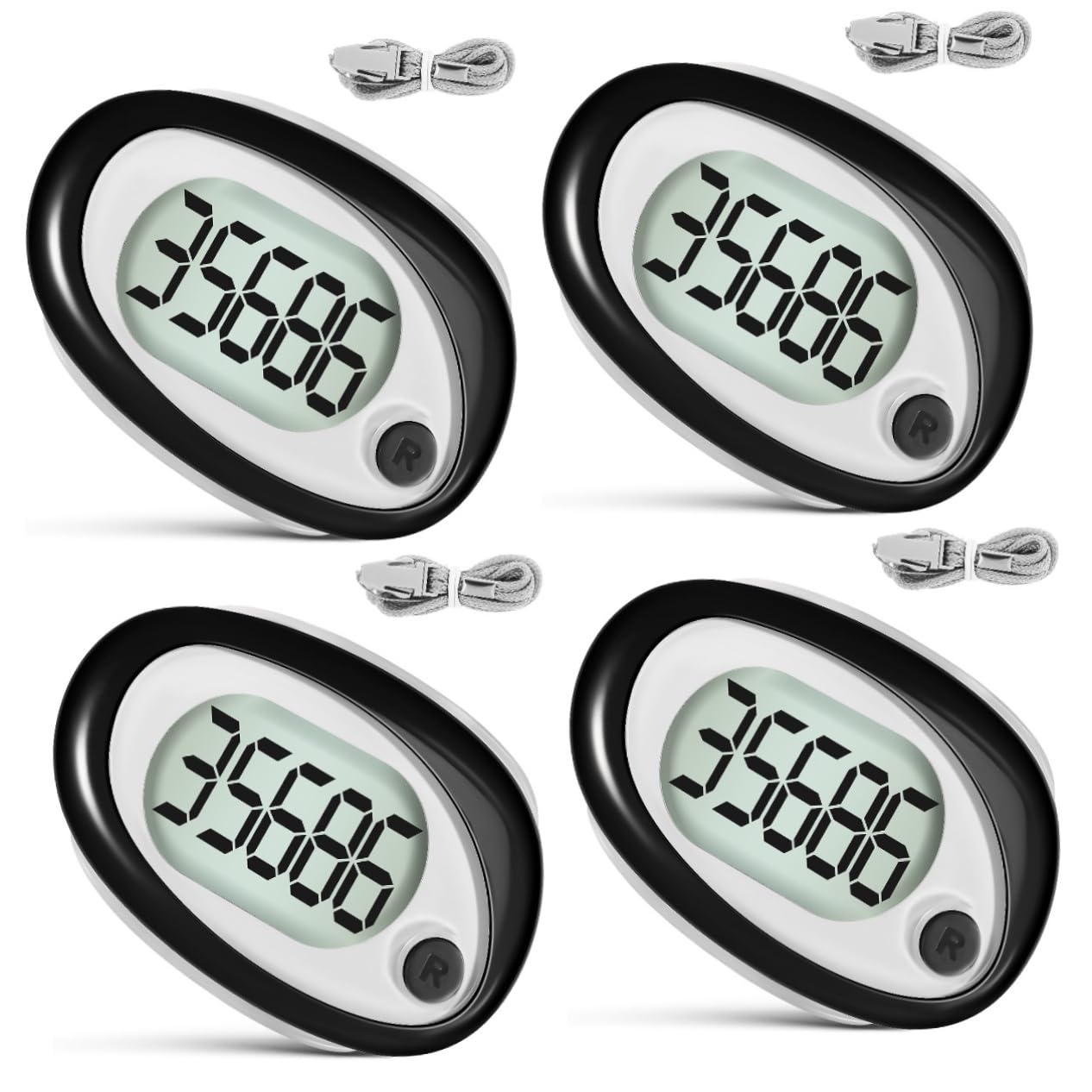 BESPORTBLE Schrittzähler Zum Gehen Taschenschrittzähler Schritt Tracker Wandern Gehzähler Jogging Schrittzähler GEH Schrittzähler Trageband Schrittzähler Schrittzähler Sport