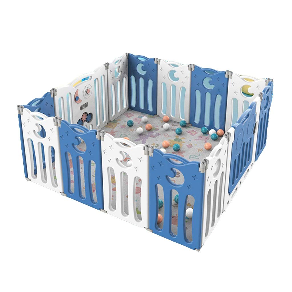 GaoYunQin Laufgitter Laufstall Klappbarer Kinderspielzaun, Haushalts