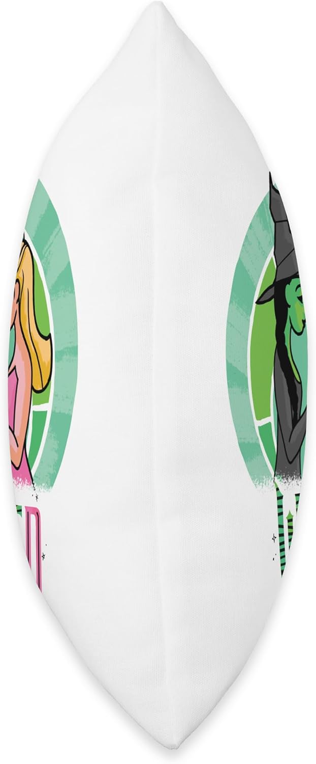 Wicked Glinda & Elphaba Sketched Throw Pillow