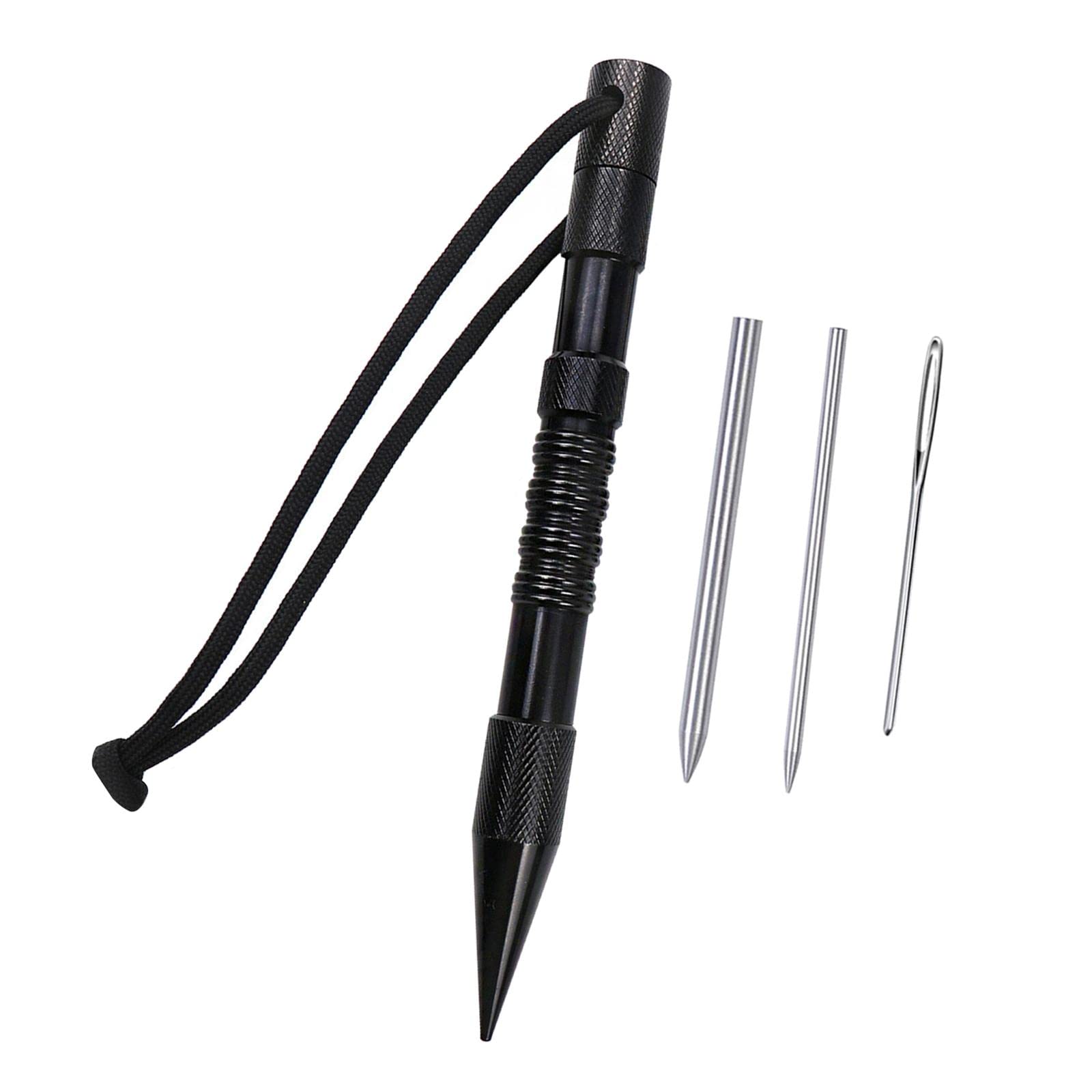 LICHTS Paracord Lacing Needles Stainless Steel Tool Set FID Lacing Stitching 4Pcs-image-46