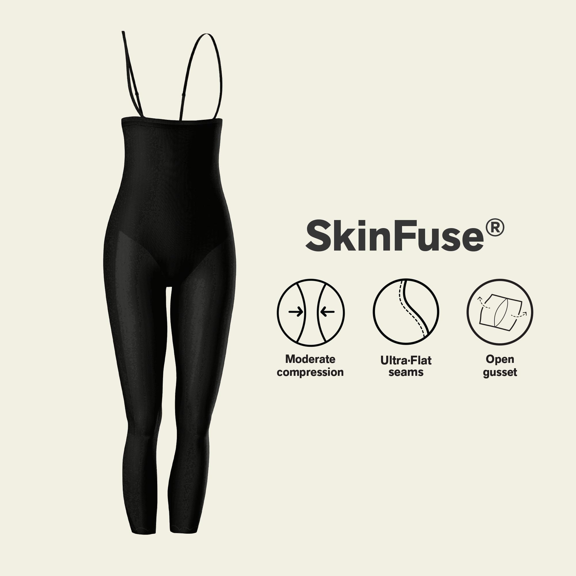 Leonisa Body Invisible avec Compression des Jambes et Cuisses - Culotte Push Up Fesse