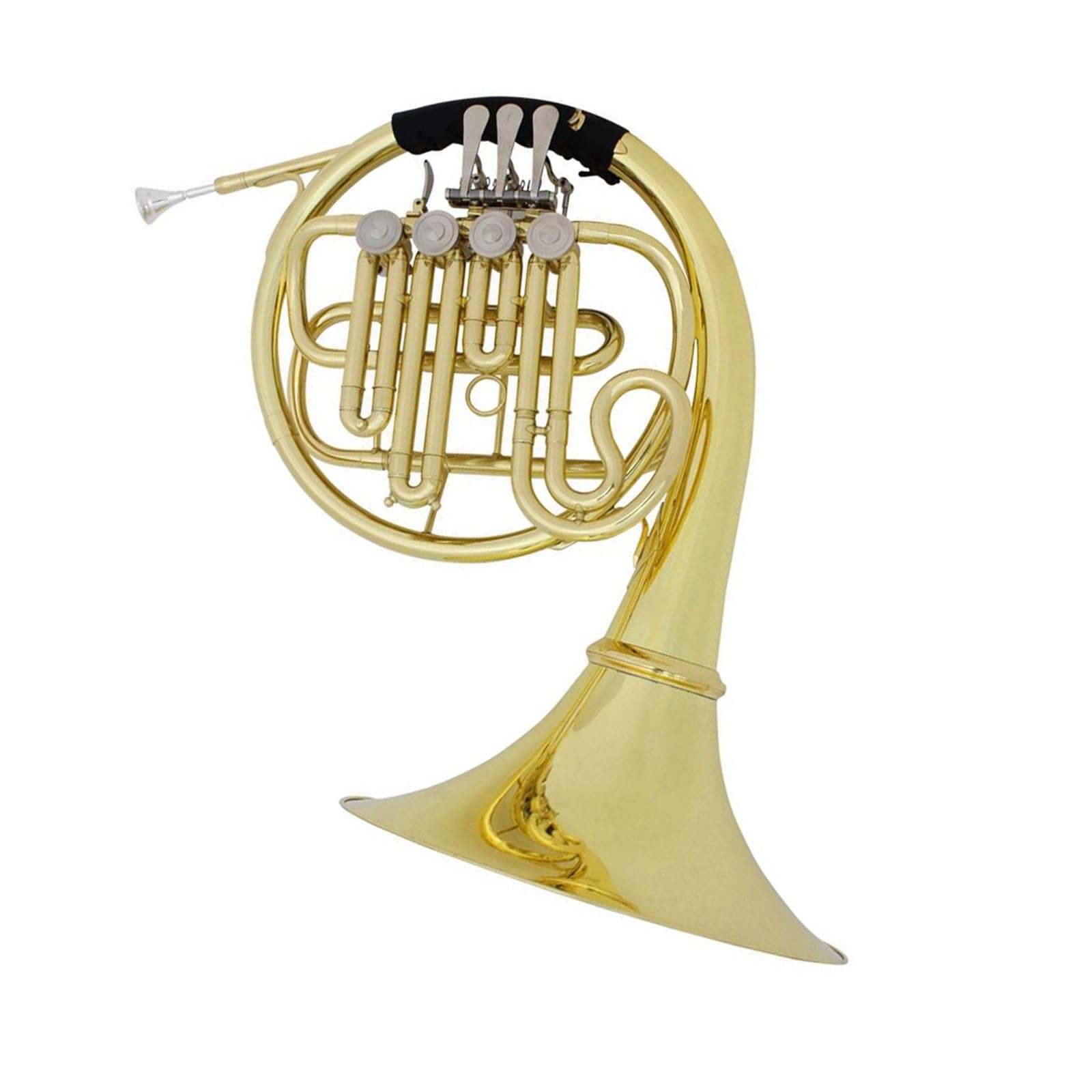 Profesjonalny płaski czteroklawiszowy oddzielny róg francuski w tonacji B dur dla początkujących