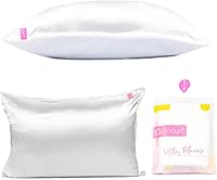 Vista 9 de Octocurl Funda de almohada de satén reversible en microfibra absorbente para cabello mojado Más suave que la seda Funda de almohada de satén