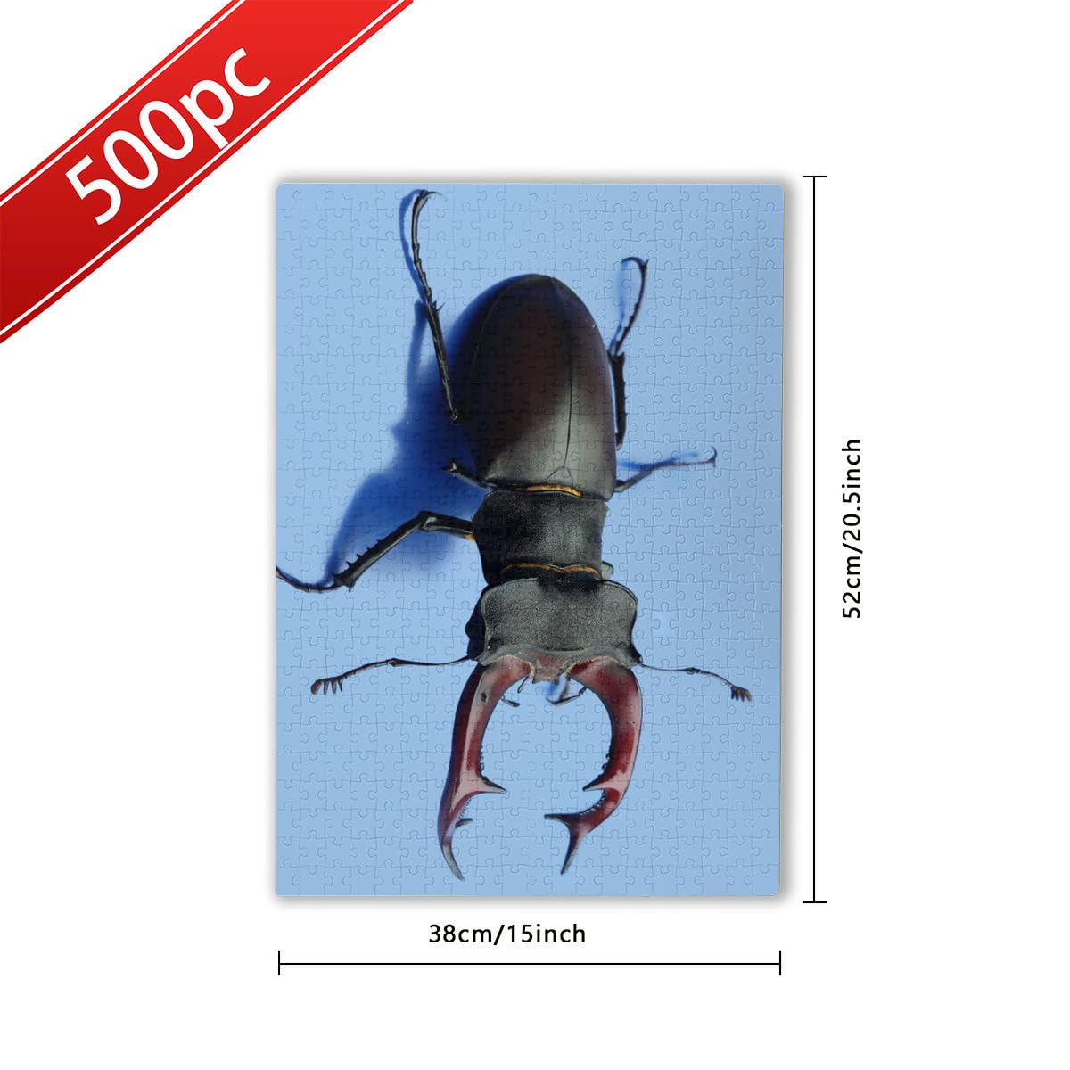 Amazon.co.jp: 500ピース ジグソーパズル クワガタムシ カブトムシ 