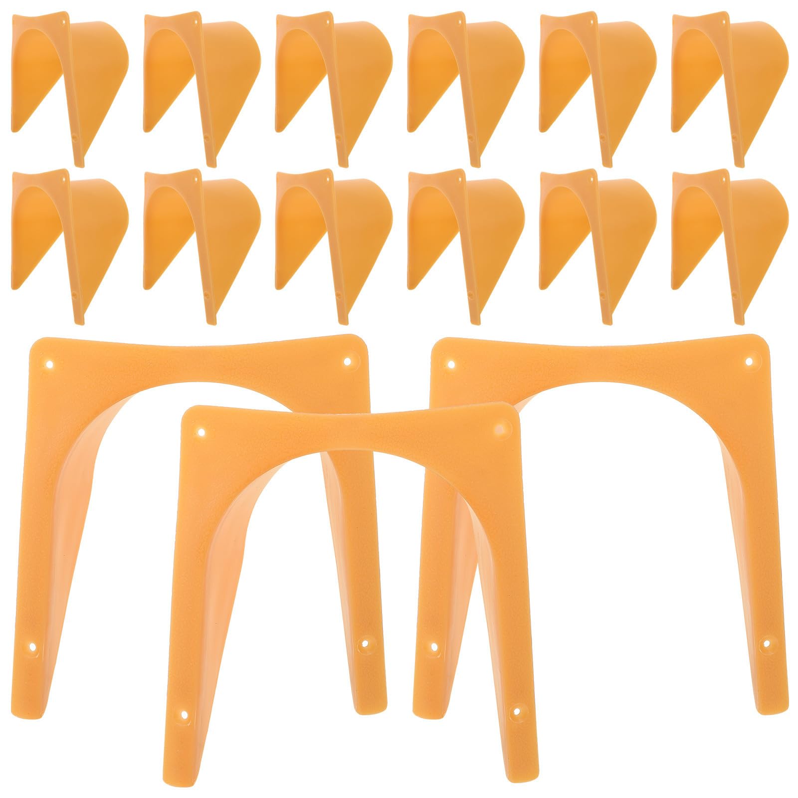 Porte d'entrée pour pigeon anti-blessure en plastique orange haute résistance pour volière