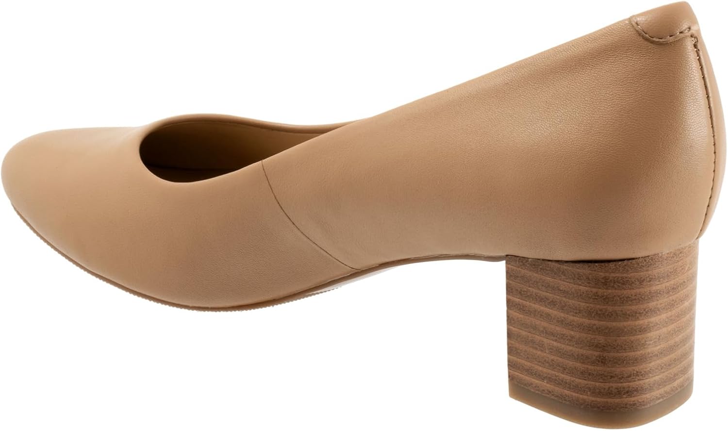 Trotters Women's Loafer/Slipon Pump, Nude/Natural, 11 Wide - Image 5