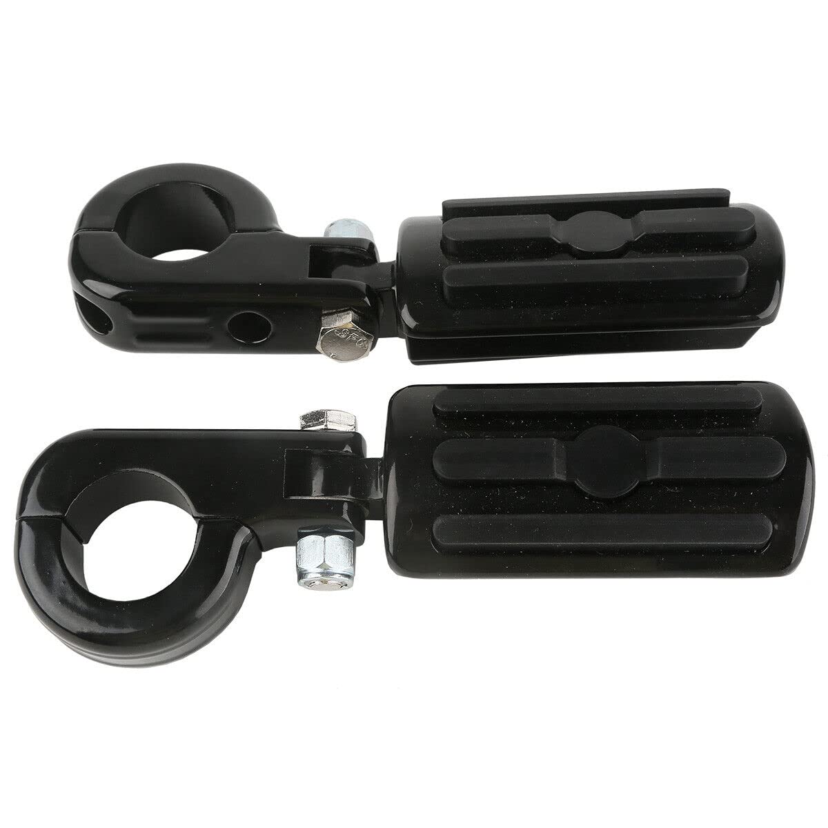 TCMT 32 mm 1 1/4 Zoll Motorschutz-Fußrasten Kit passend für Harley Touring Road King Street Glide Road Glide Electra Glide Softail Sportster XL 883 1200 Dyna mit 3,2 cm Motorschutz