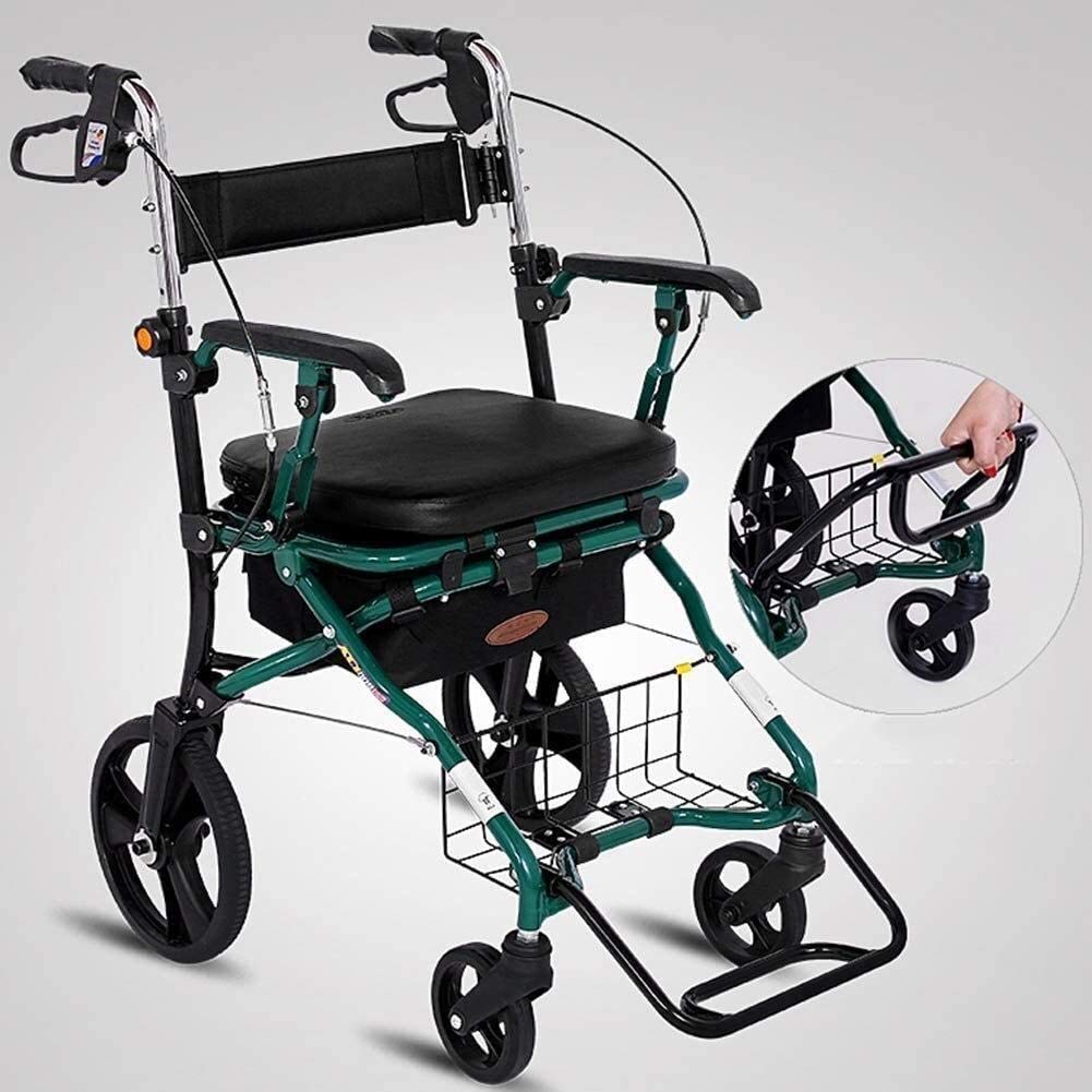 rama do chodzenia standardowy chodzik rollator składany rollator chodzik na kółkach z siedziskiem i torbą - pomoc w poruszaniu się dla dorosłych starszych osób starszych i niepełnosprawnych -