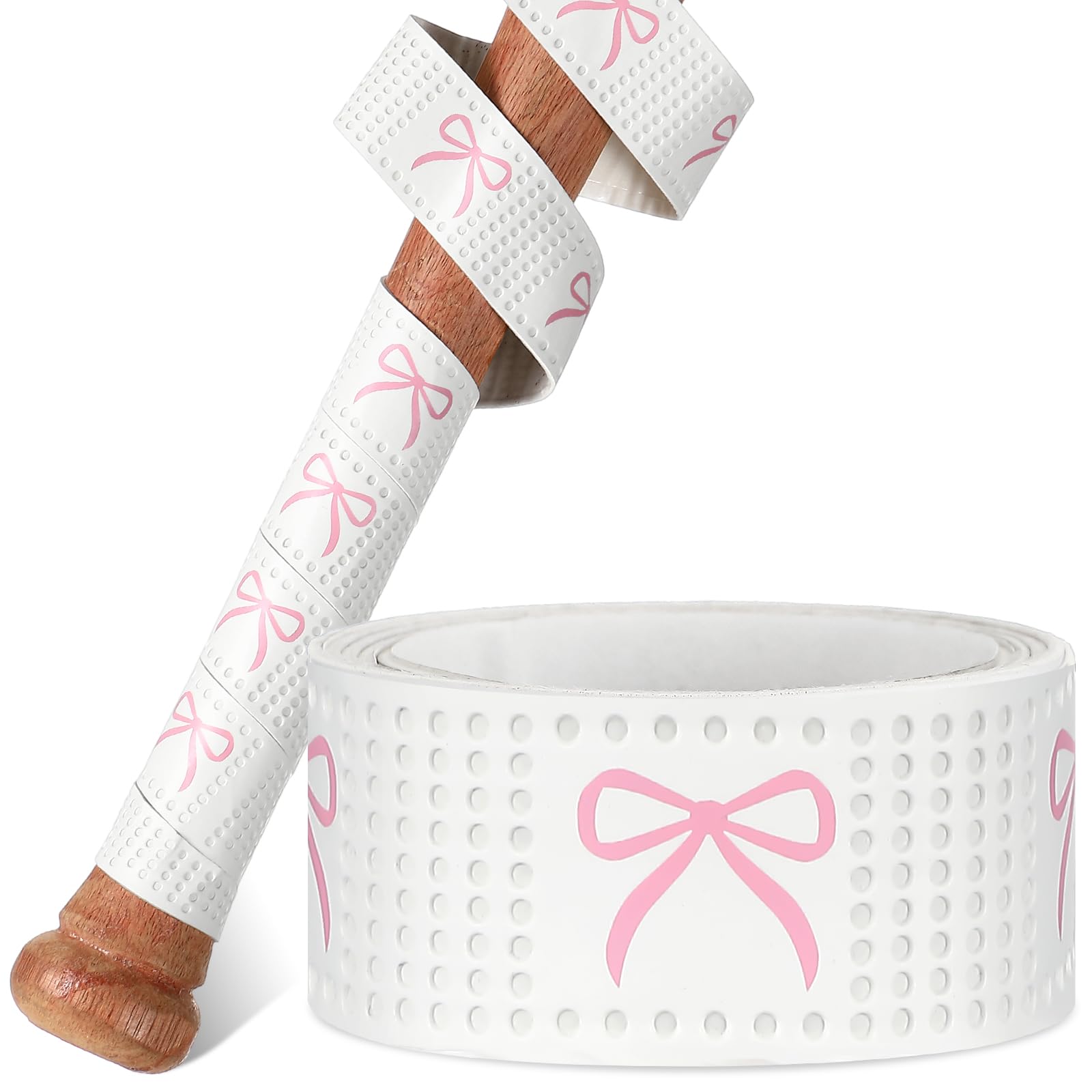 Pushglossy Bat Grip Tapes for Baseball & Softball 1.1mm Precut Full Adhesive Non-Slip Softball Bat Wrap Cricket Batting Tape Replacement for Old