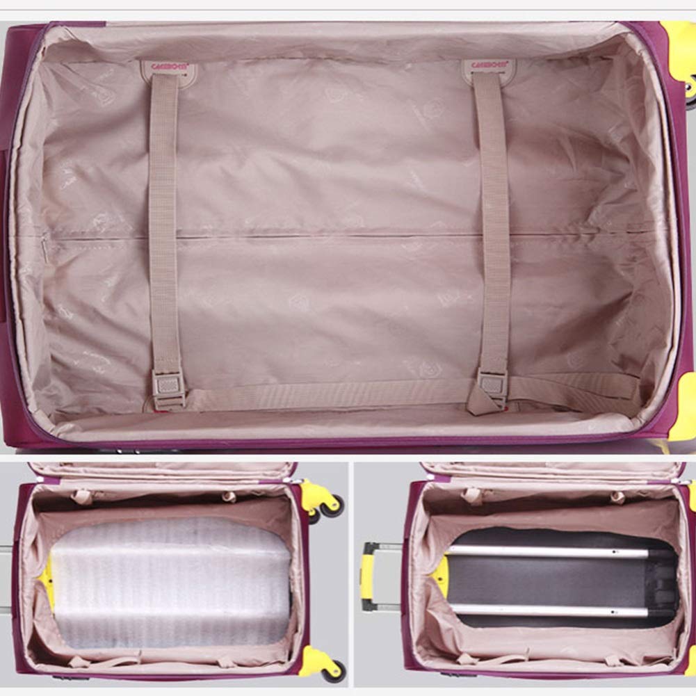 ZHANGQIANG Valigia Trolley da Viaggio Borsa da Viaggio con Ruote Valigia da Cabina - Bagaglio da Cabina Valigia con Ruote Leggera Vestibilità Perfetta per la Maggior Parte delle Compagnie Aeree (Color