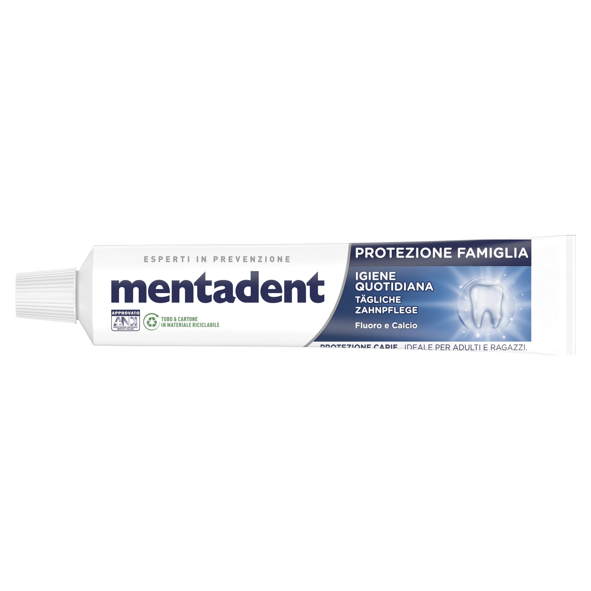 Mentadent Zahnpasta für die tägliche Hygiene, 75 ml