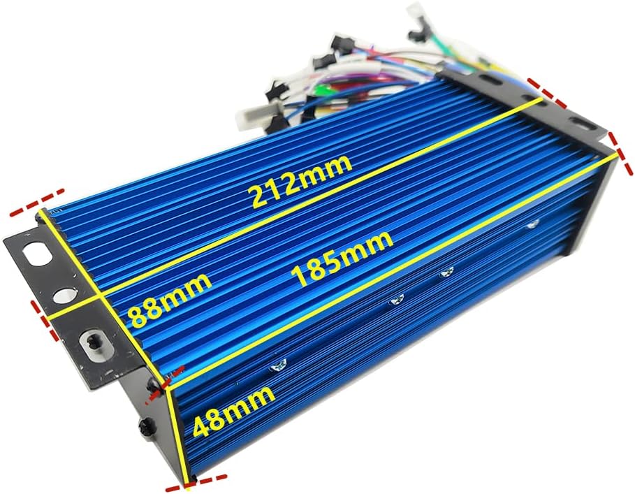 Controller dimensions with measurements