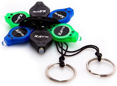 Aquamarine 6 LED Team Orbit - Lights Spinning Light Show Orbital Toy Rave Light - Fun Music Festival Accessories - Flow Toy