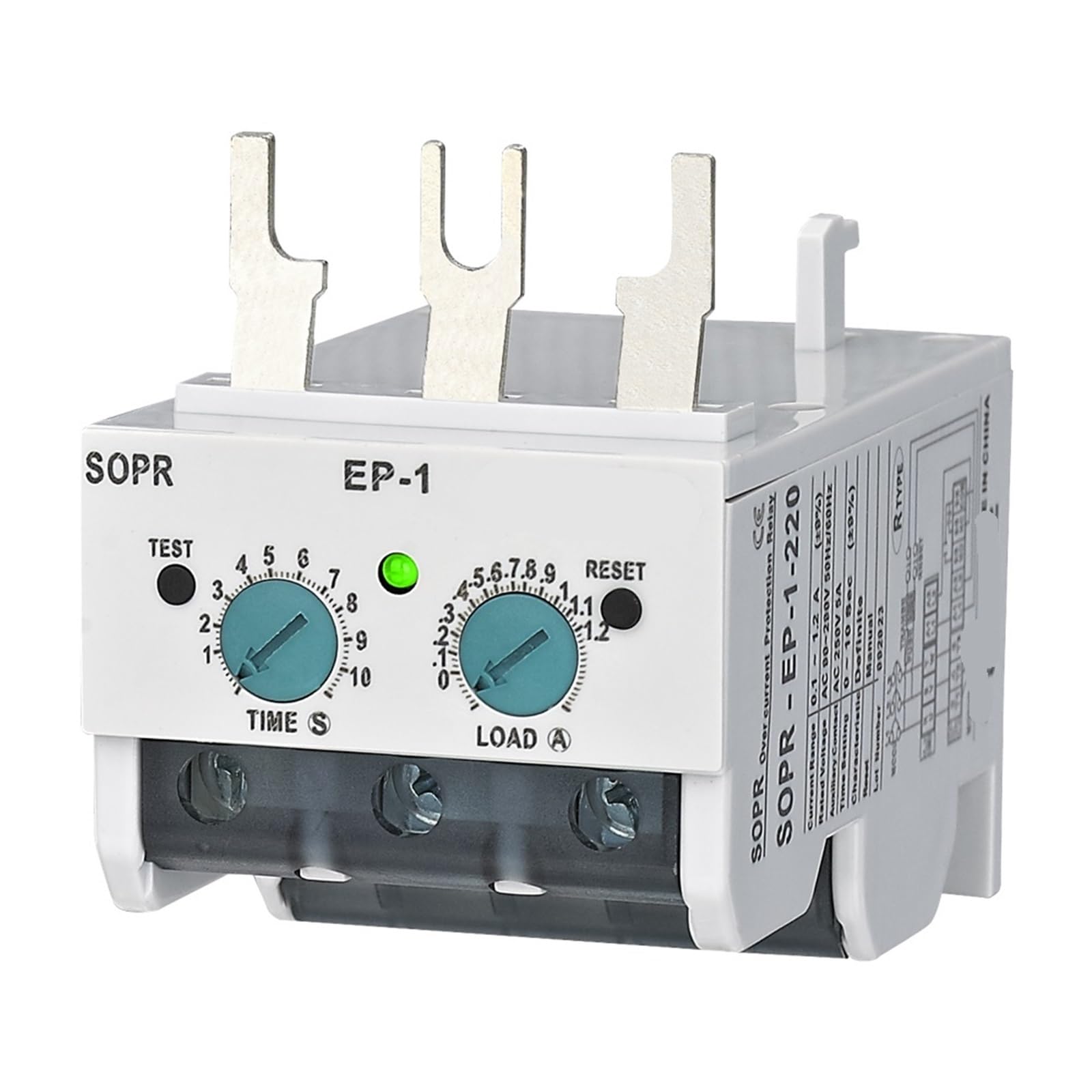 Relais de surcharge électronique SOPR-EP coupure thermique précise 24V - 5