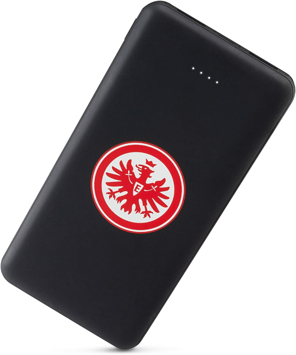 Eintracht Frankfurt Fanartikel – Powerbank USB ladbar- schwarz - 10.000mah- Lightning und Micro ...