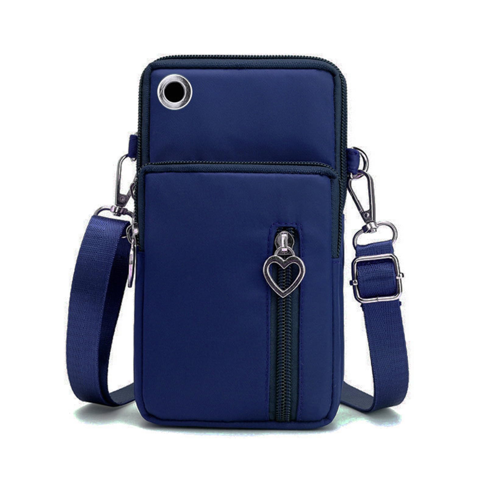 Mobile Pouch for Women, Mobile Sling Bag for Women, Small Sling Bag for Women, Stylish Phone Pouch for Daily Use, Canvas Sling Bags, Deep Blue Crossbody Mobile Bag, Nylon Material 19*10*5CM-image-17